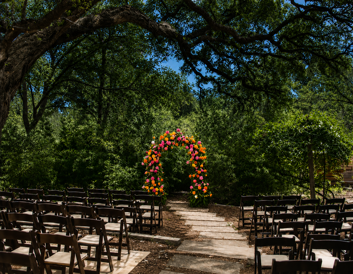 Amala Sanctuary outdoor ceremony