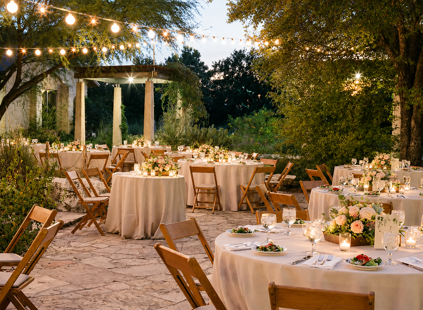Lady Bird Johnson Wildflower Center garden reception