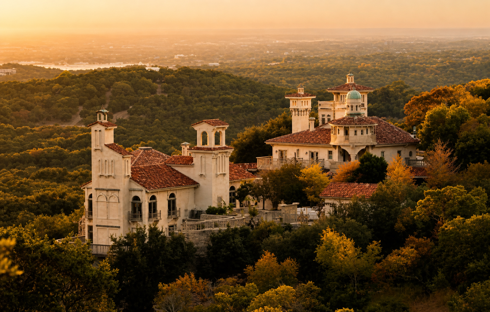 Villa Antonia aerial view