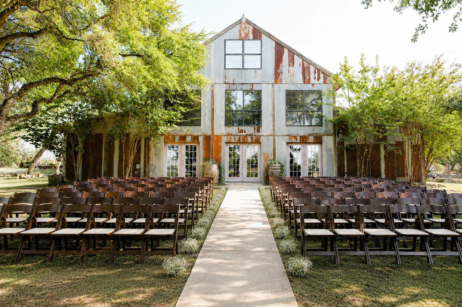 Vista West Ranch ceremony outside