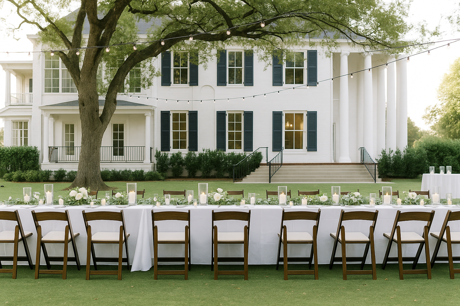 Woodbine Mansion garden reception