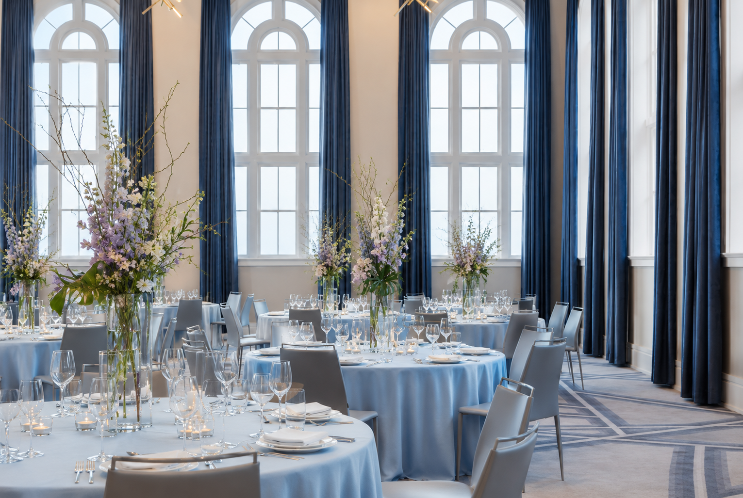 The Kimpton Pittman Hotel ballroom reception