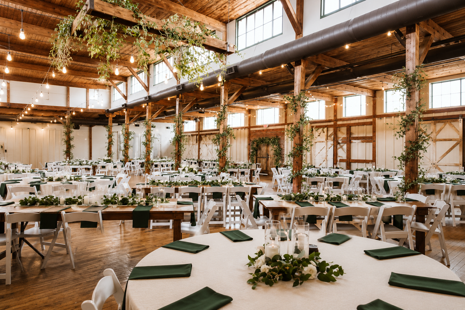 McKinney Flour Mill indoor reception