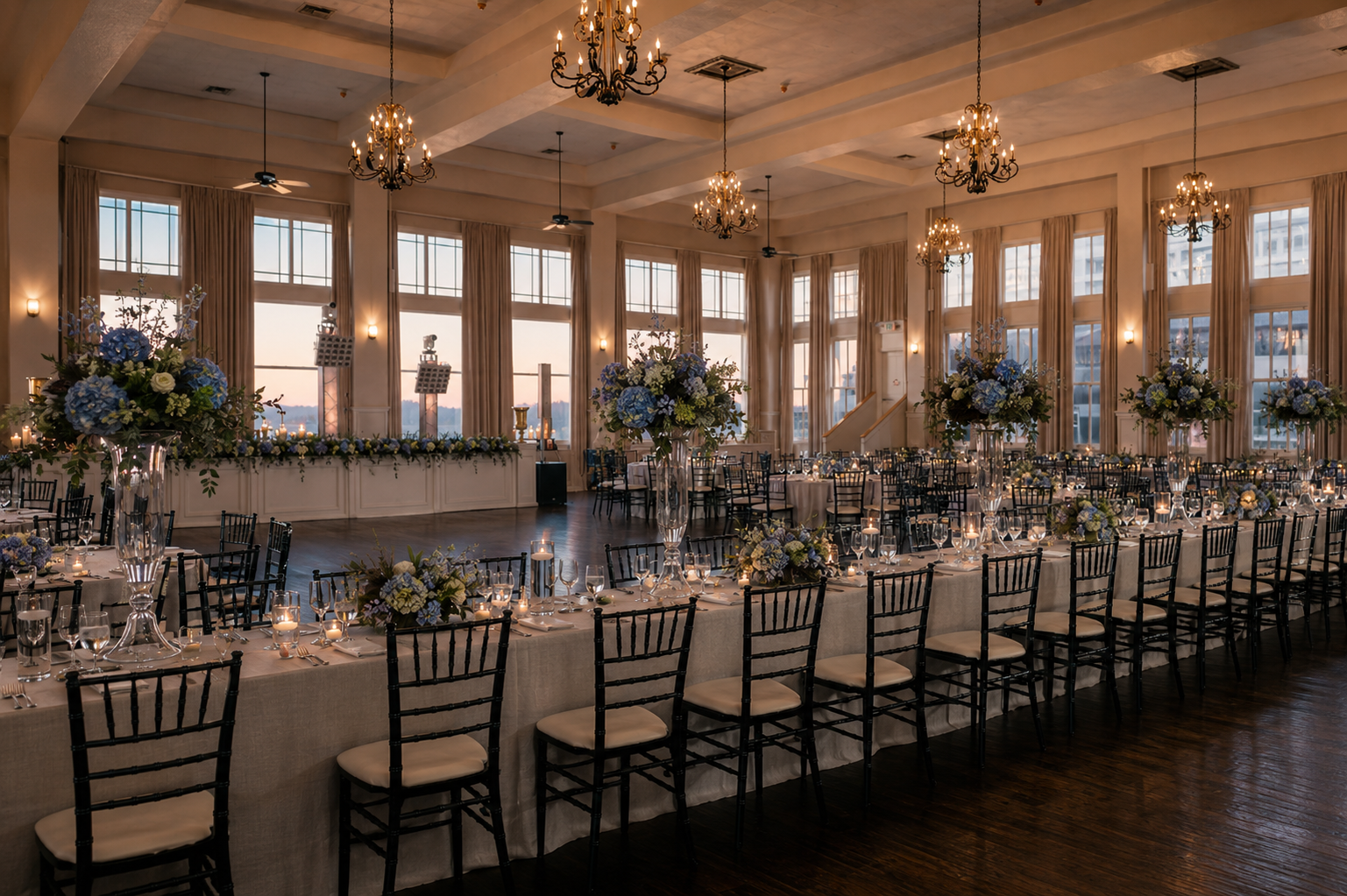 The Room on Main elegant indoor reception