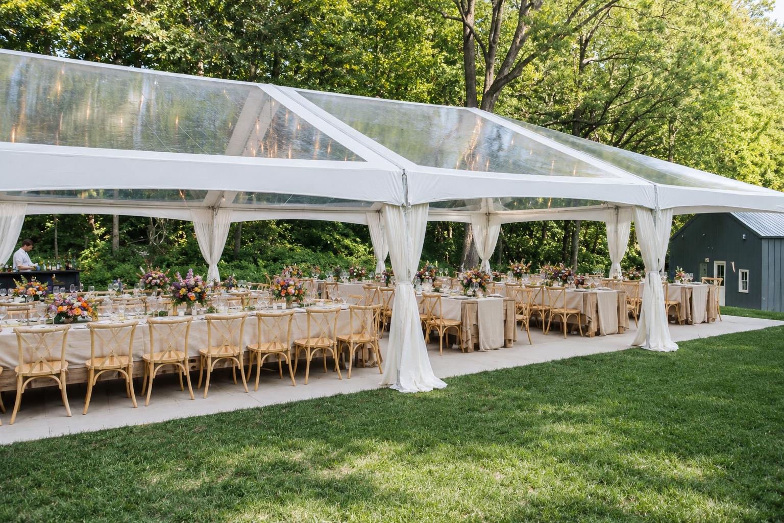 Camptown Catskills tented reception