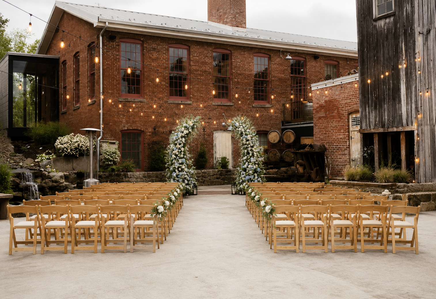 City Winery Hudson Valley outdoor ceremony