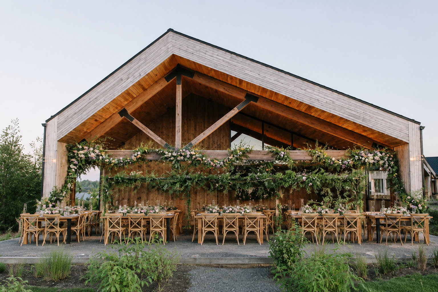 Wildflower Farms sophisticated wedding reception