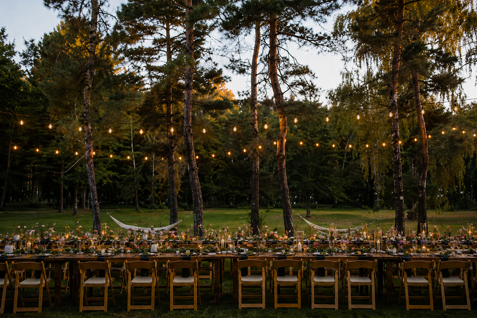 Woodhouse Lodge rustic reception