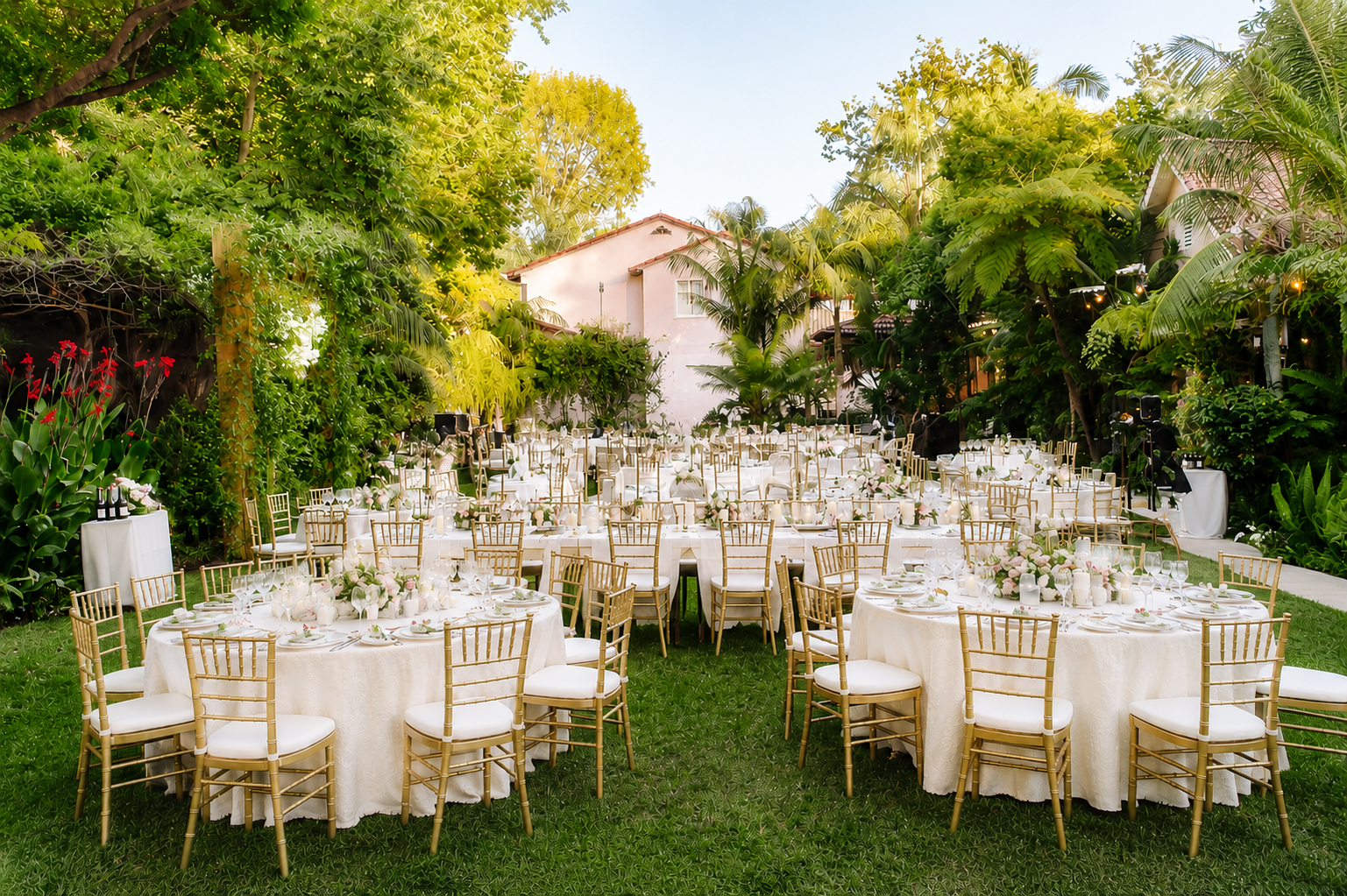 Hotel Bel-Air garden reception