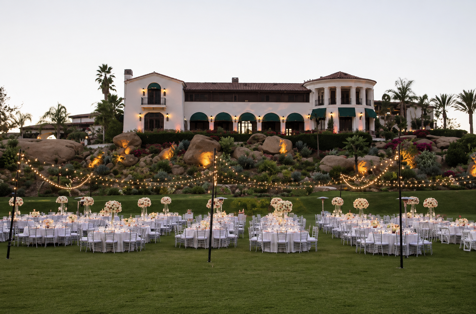 Hummingbird Nest Ranch garden reception