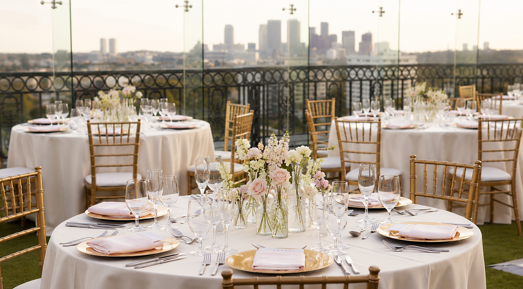 The London West Hollywood hotel terrace reception