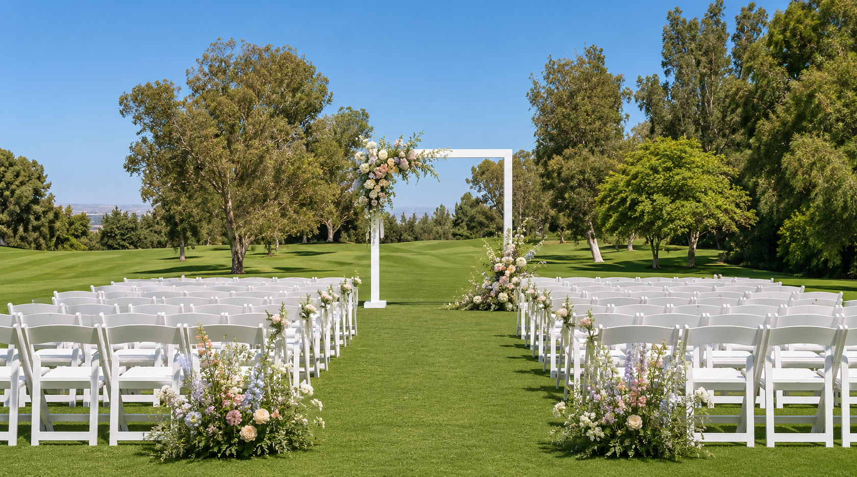 Valencia Country Club garden ceremony
