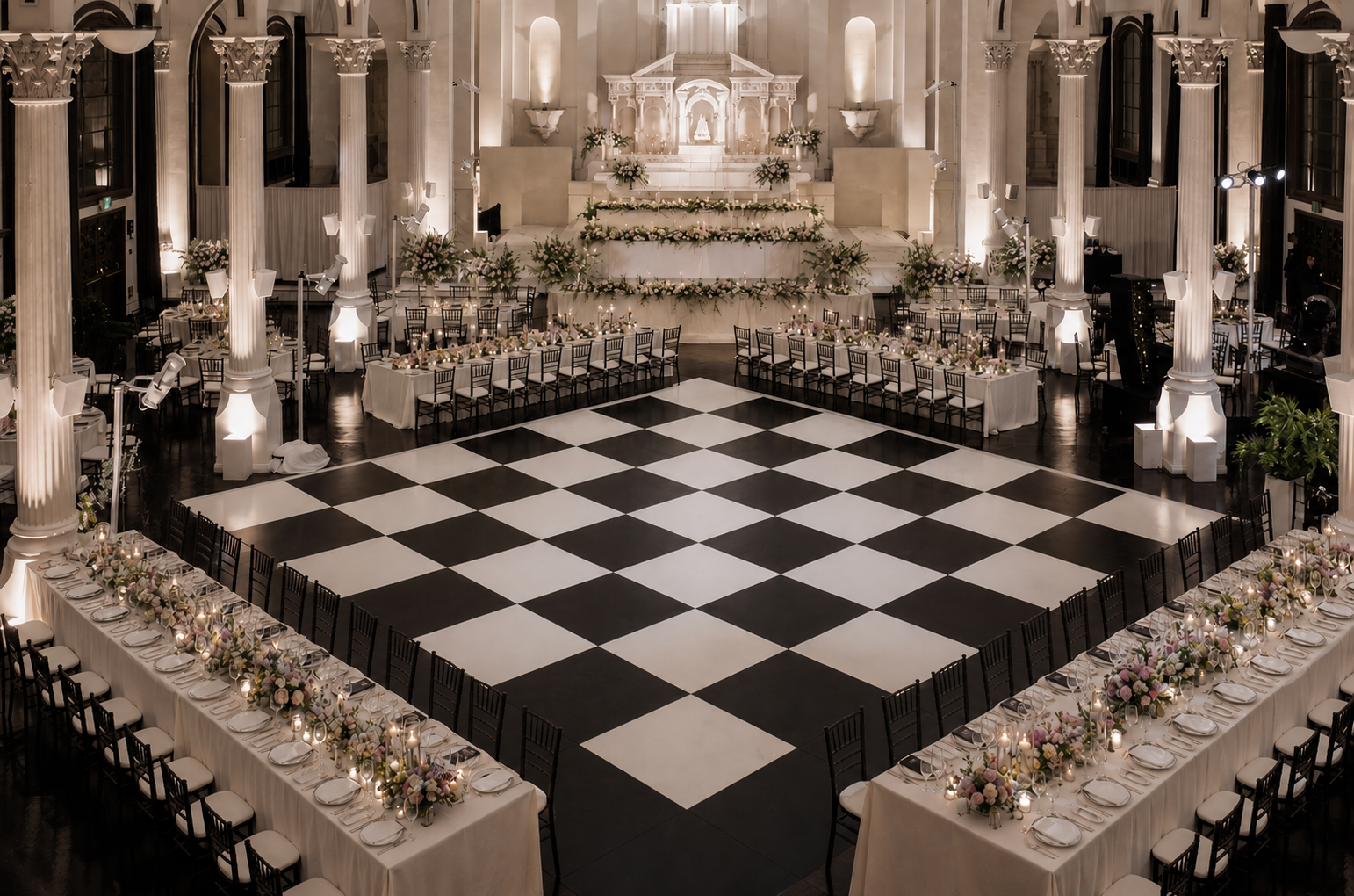 Vibiana indoor reception dance floor