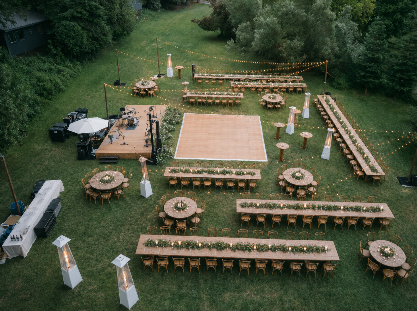 Dawn Ranch garden reception