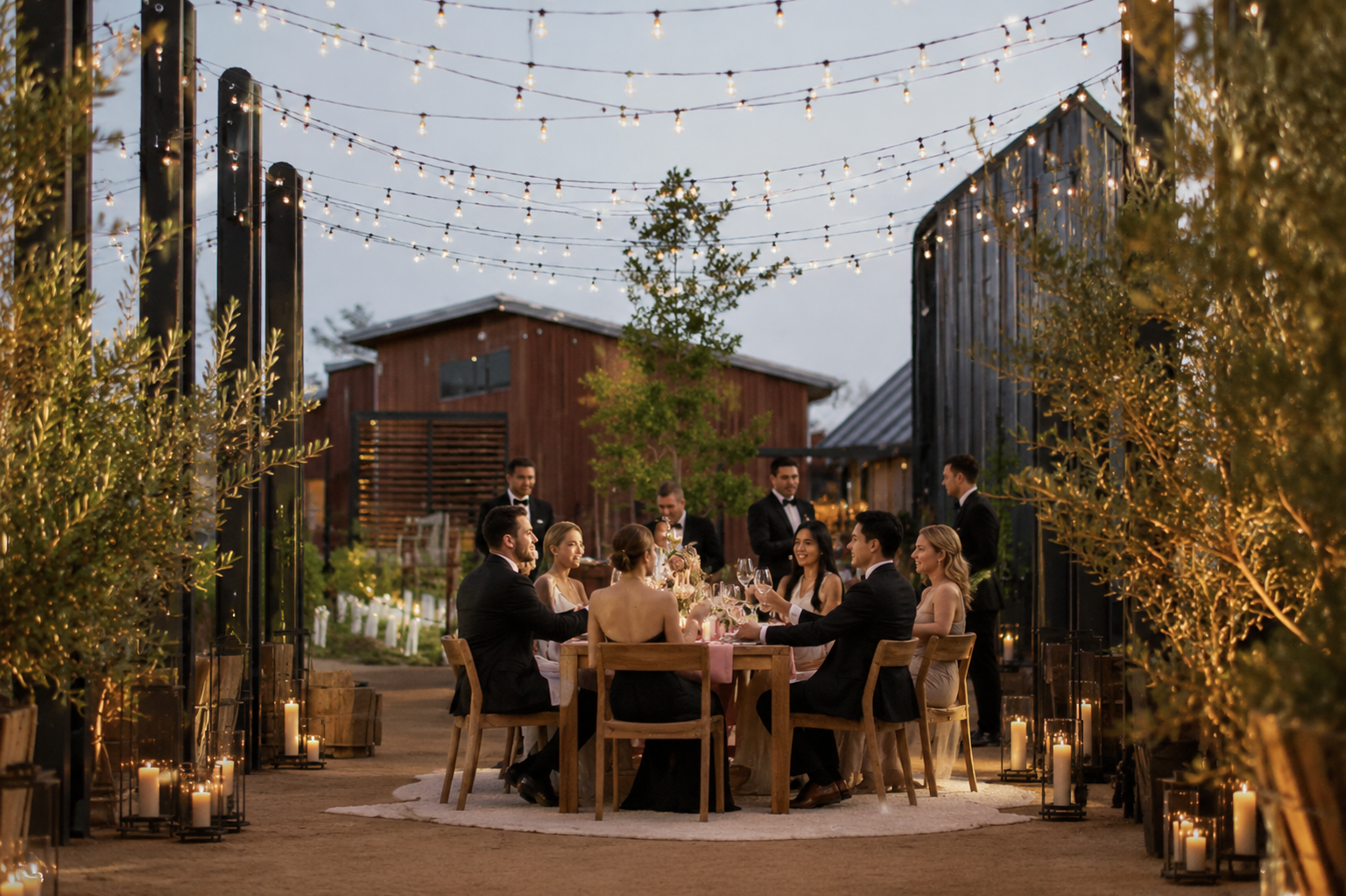 Stanly Ranch courtyard reception