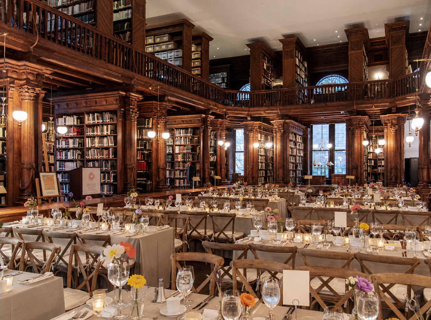 Center for Brooklyn History library intimate reception