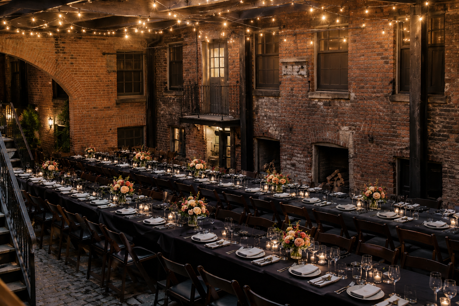 Glasserie Events industrial reception