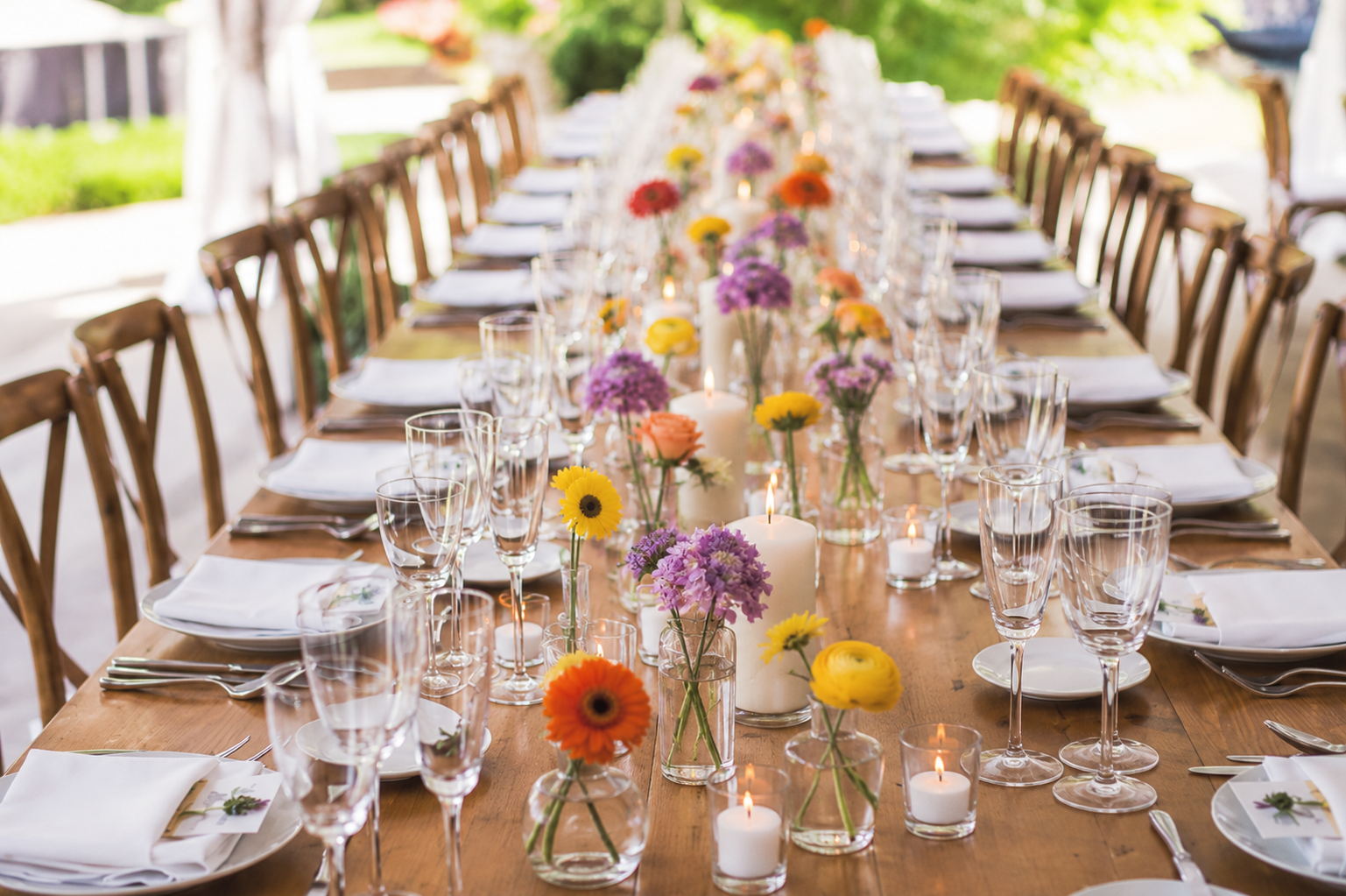 Hammond Museum & Japanese Stroll Garden table setting