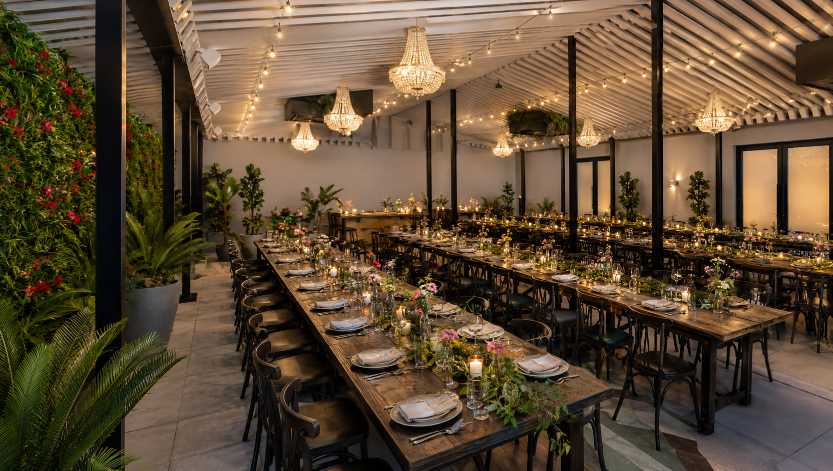 Moxy Williamsburg rooftop reception