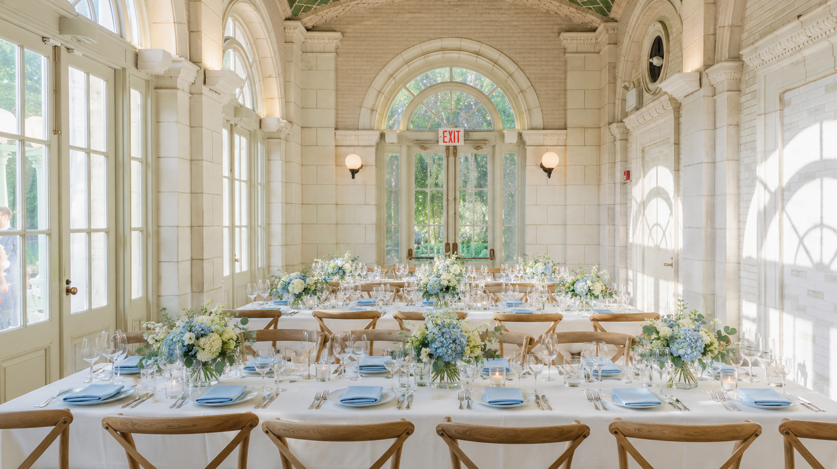 Prospect Park Boathouse elegant intimate reception