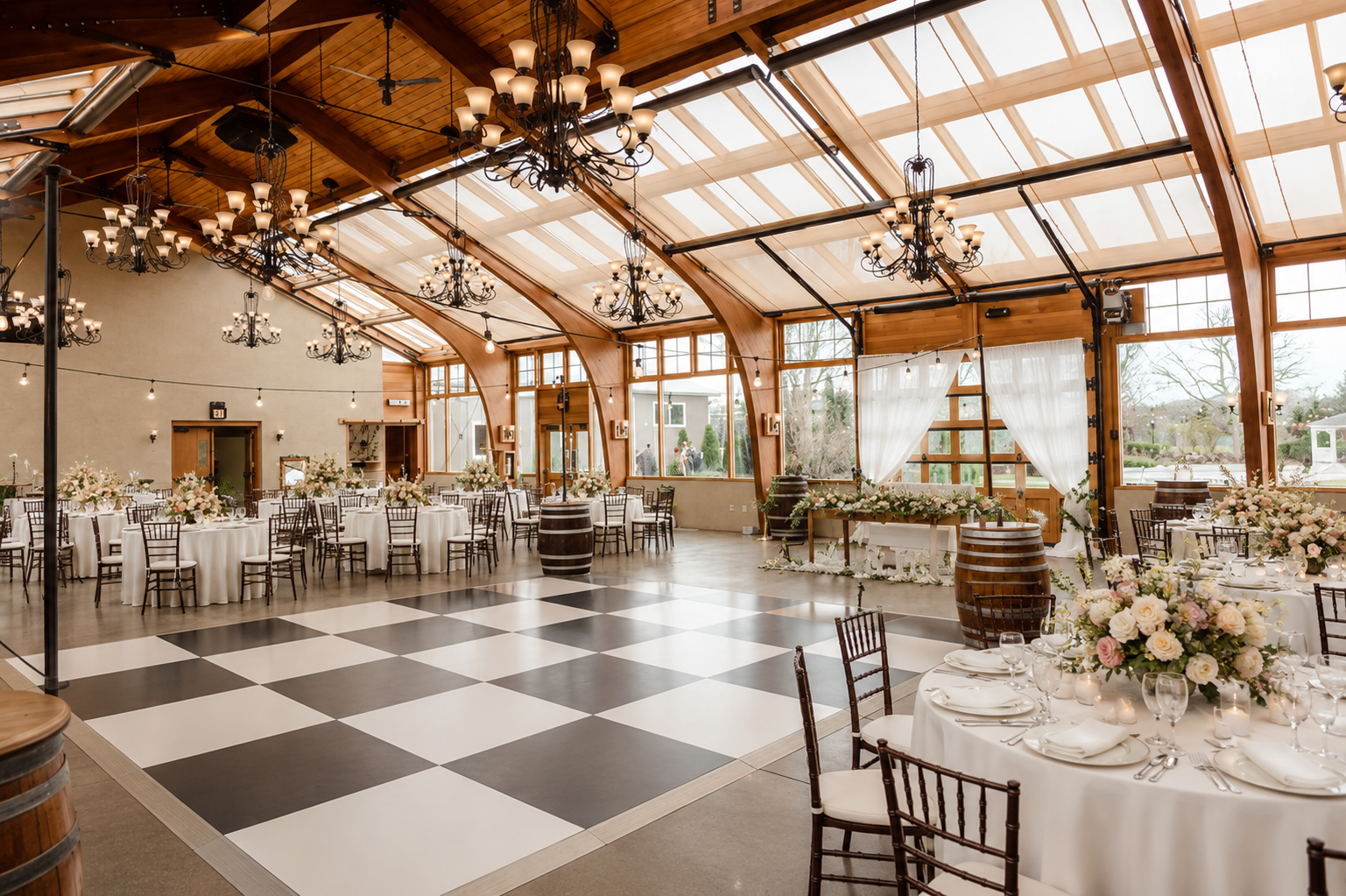Sussex Fair Grounds at The Conservatory dance floor reception