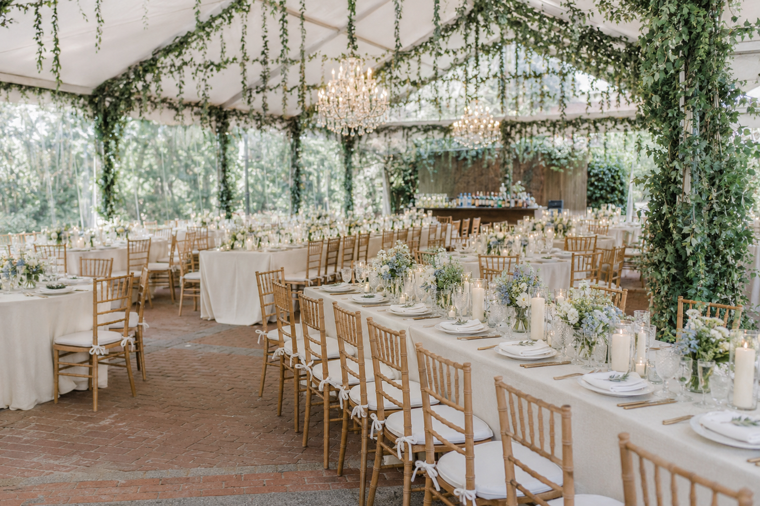 Tavern on the Green tented reception