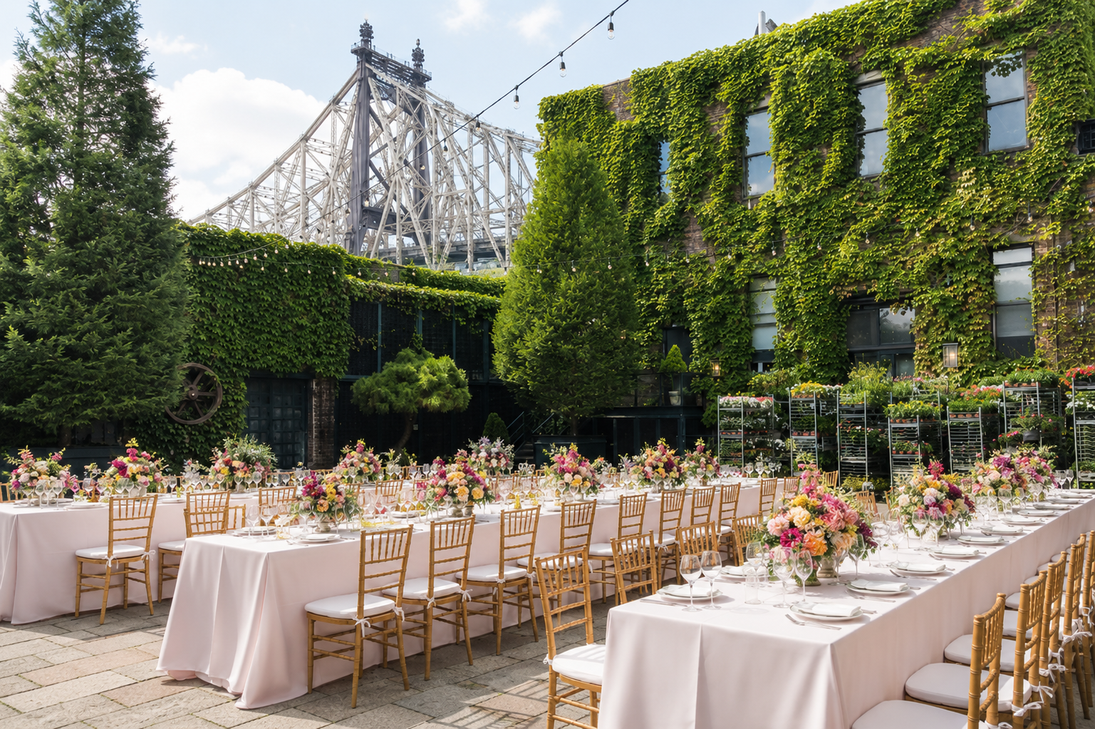 The Foundry courtyard reception