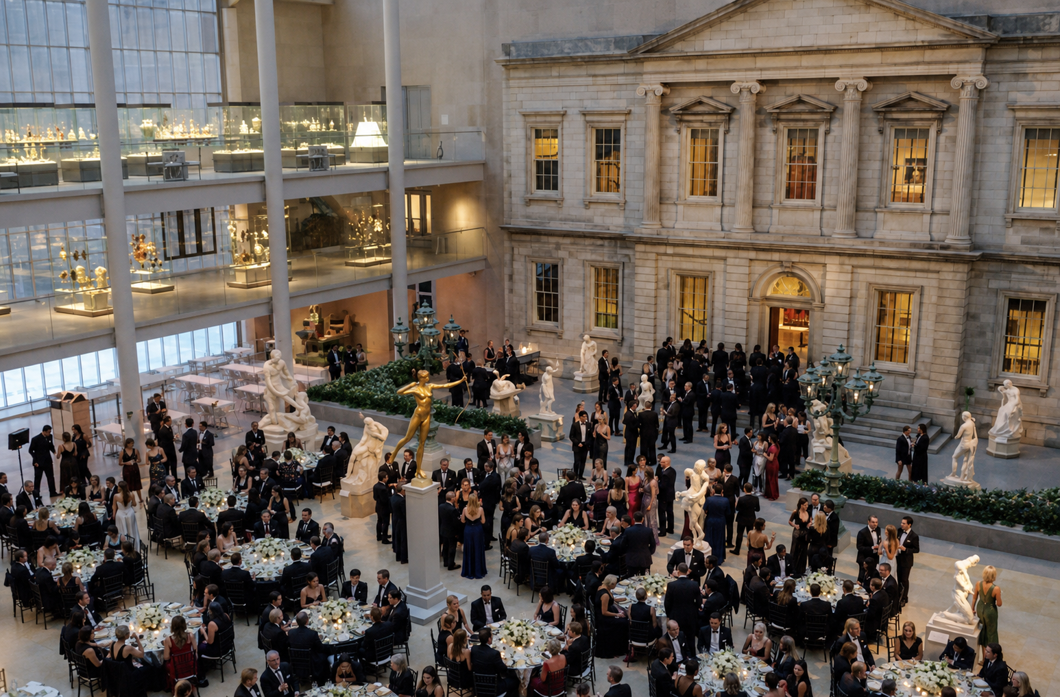 The Metropolitan Museum of Art black tie reception