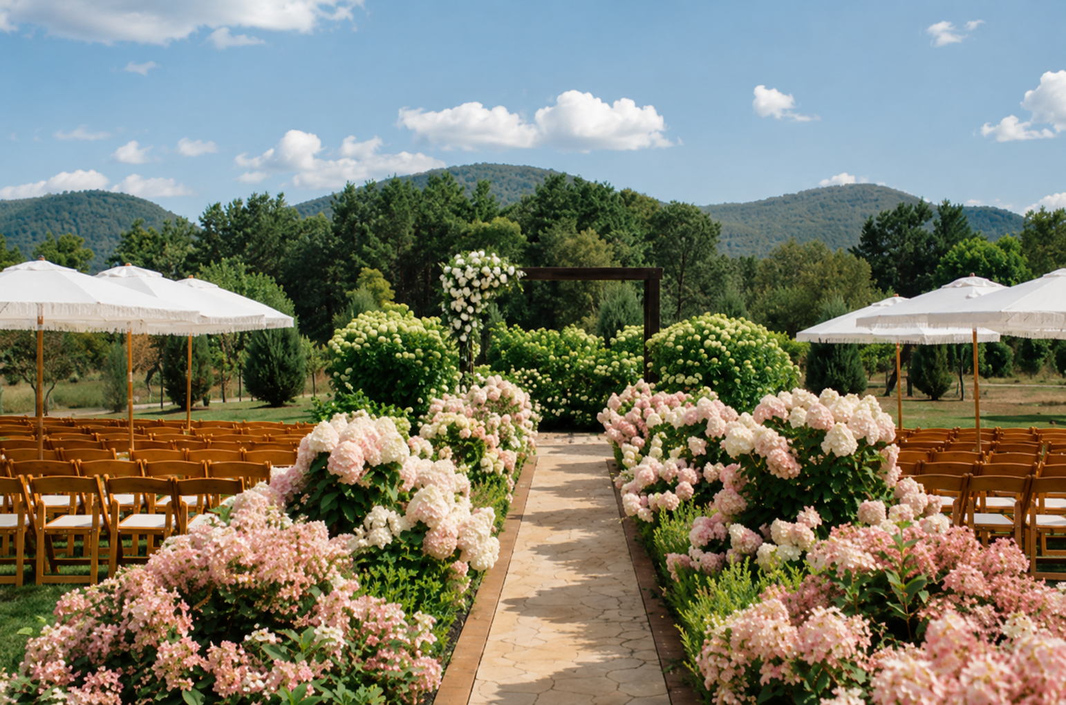 The Promise Gardens outdoor ceremony