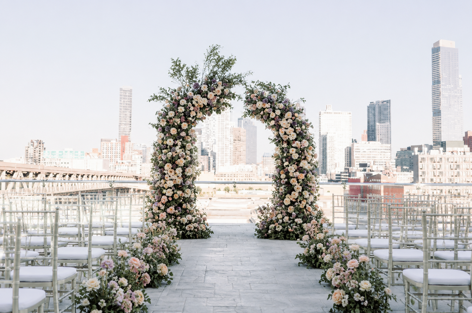 The Ravel Hotel rooftop ceremony