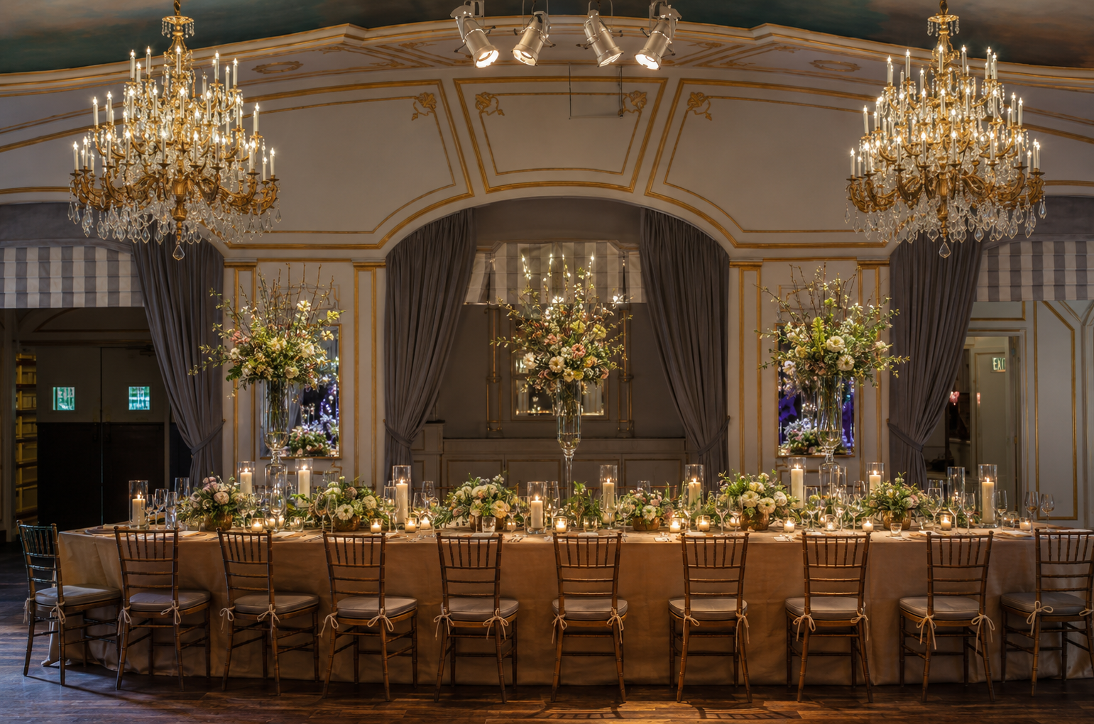 The St. Regis New York elegant ballroom reception