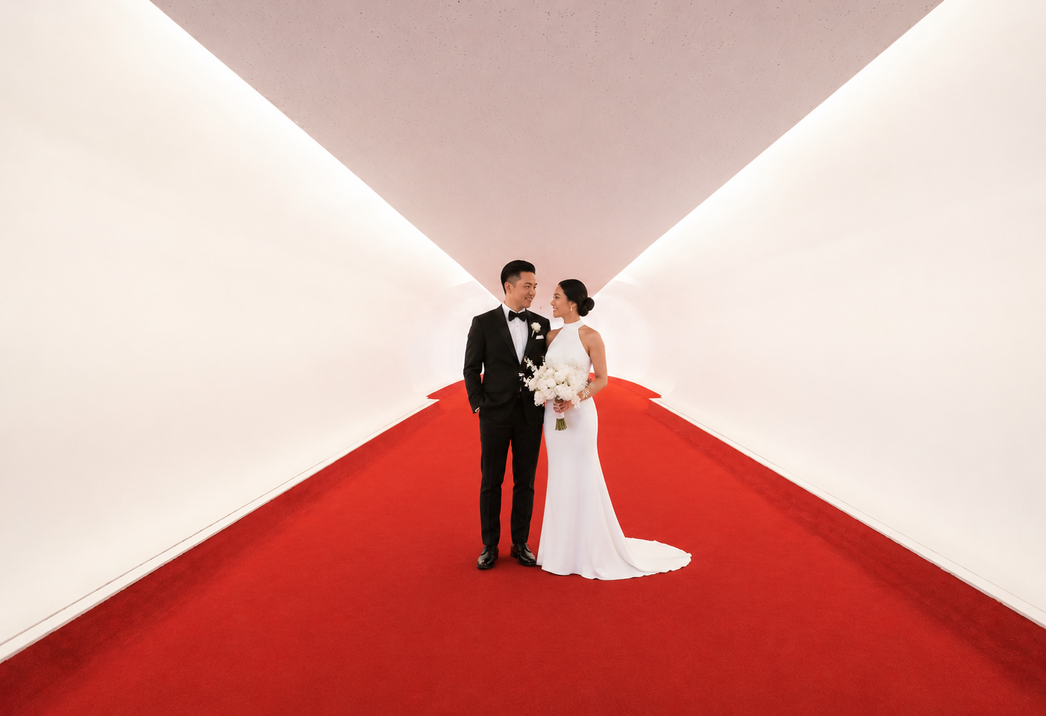 TWA Hotel bridal portrait