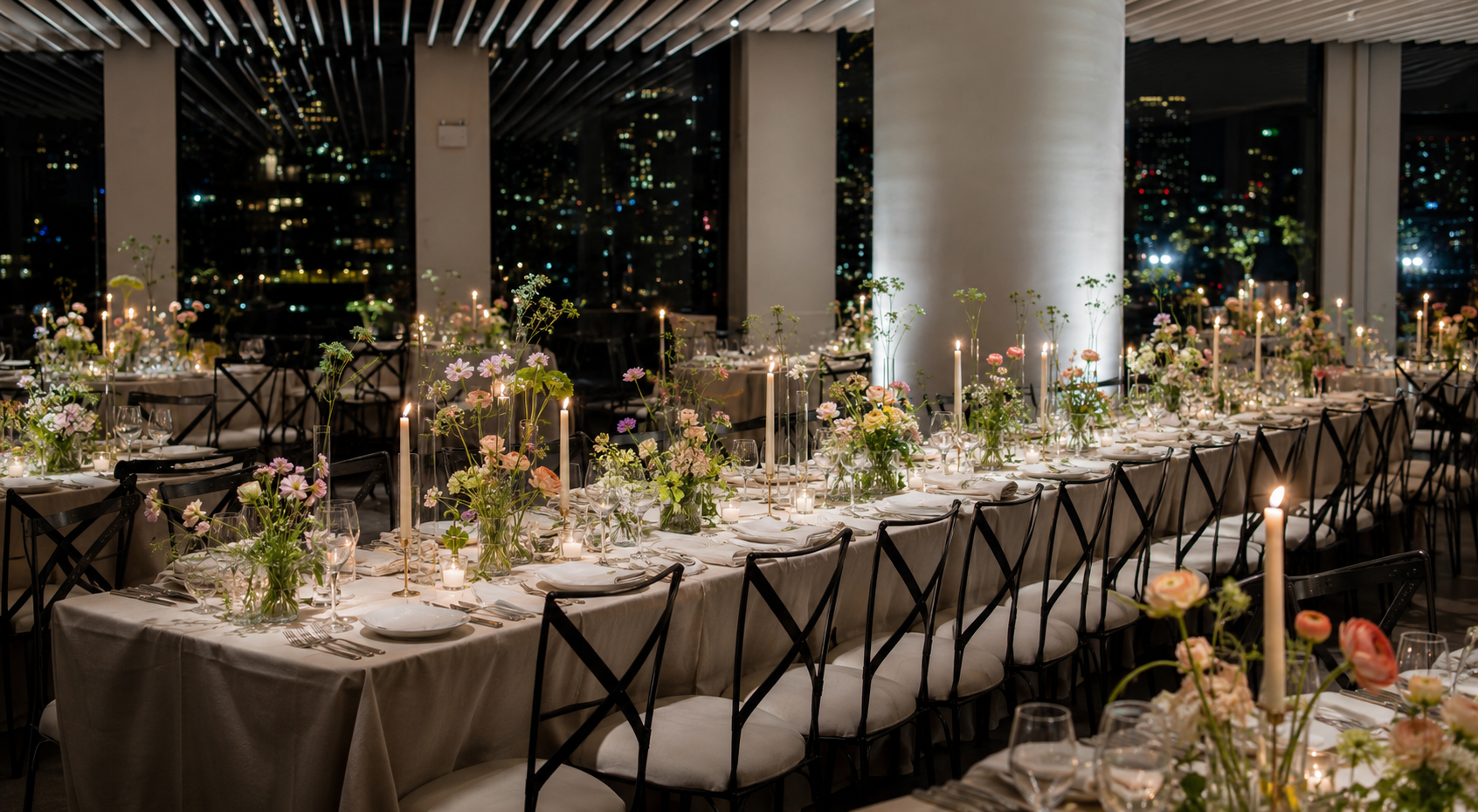 Vesper reception skyline view