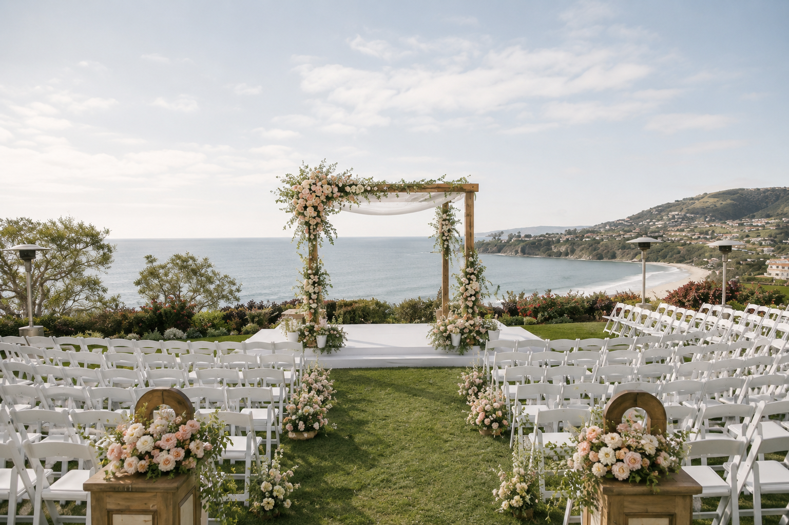 The Ritz-Carlton, Laguna Niguel garden cermony with ocean view
