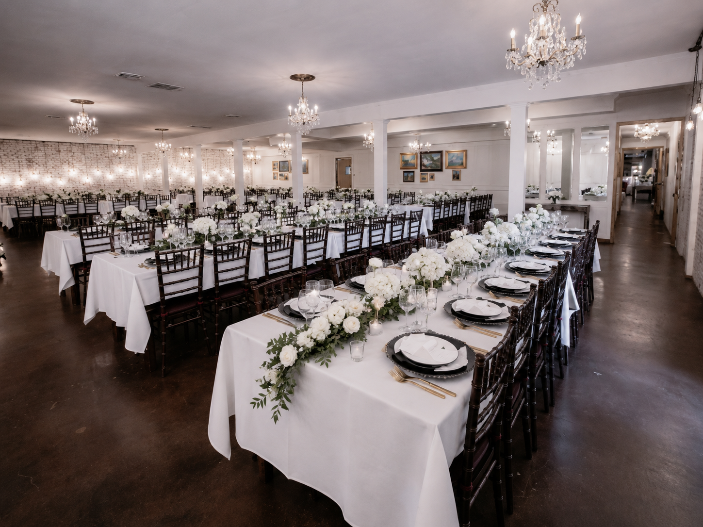 The Vintage Rose indoor reception