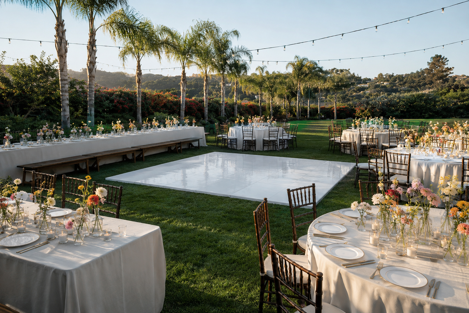 Happy Hills Family Farm dance floor