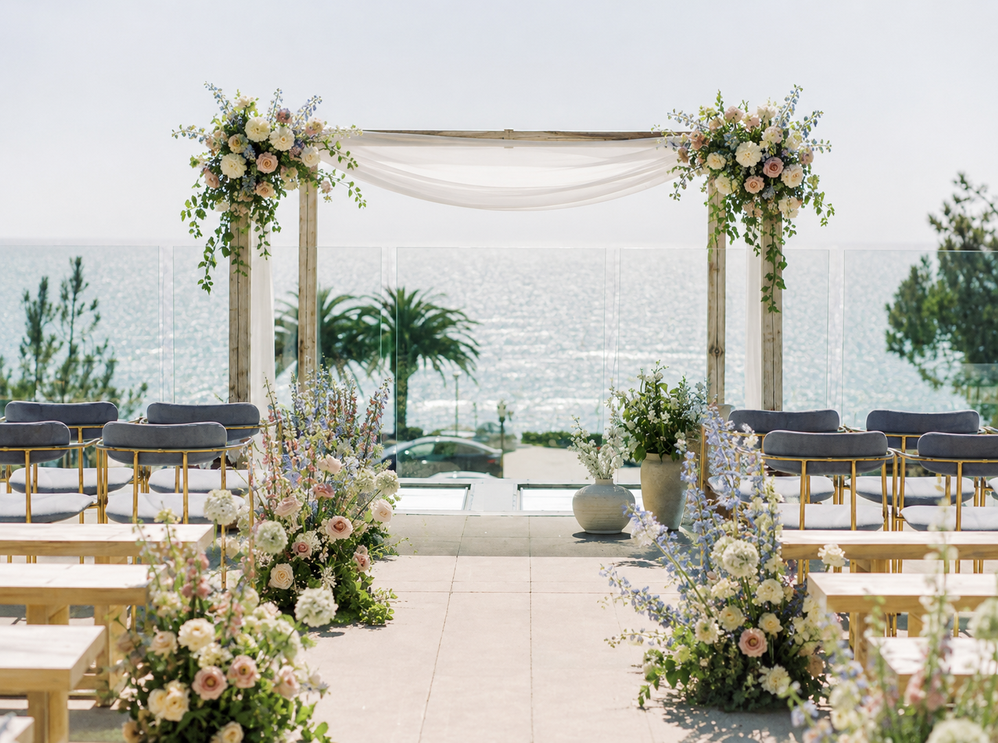 L'Auberge Del Mar ocean view ceremony