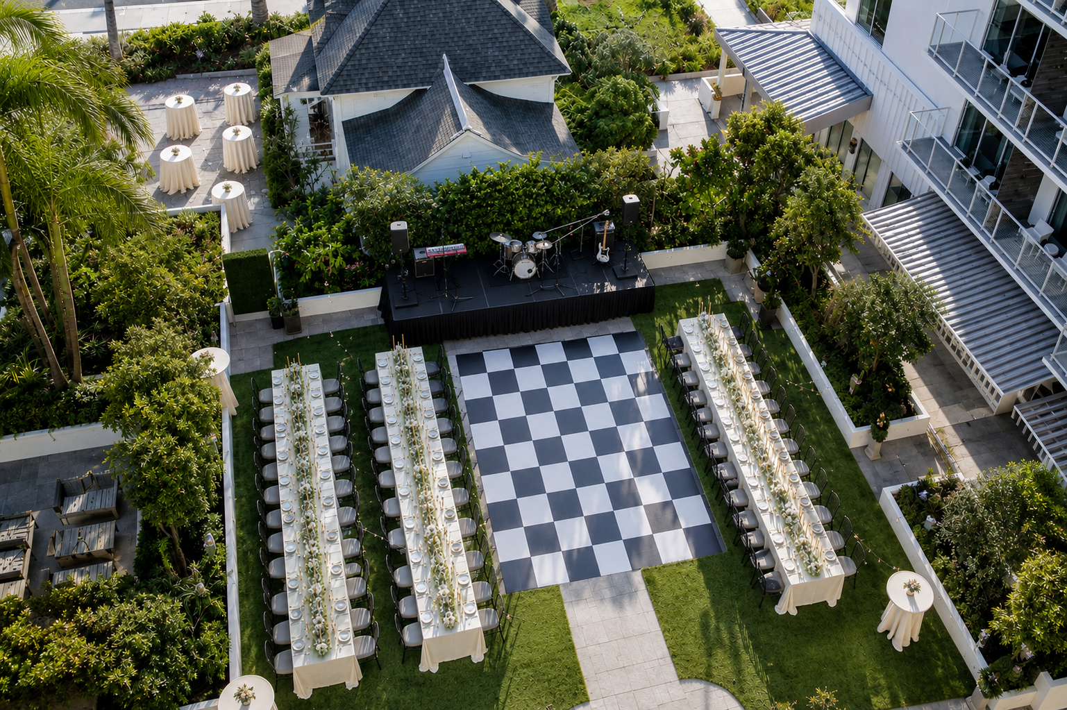 Mission Pacific Beach Resort aerial view
