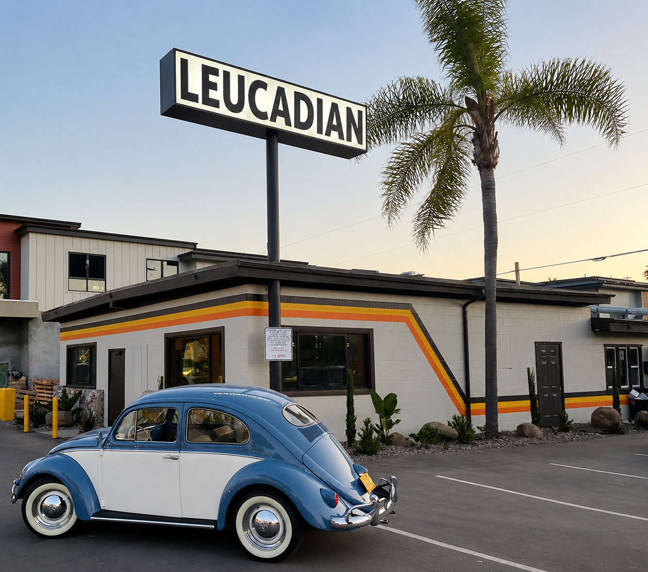 The Leucadian bar affordable wedding reception