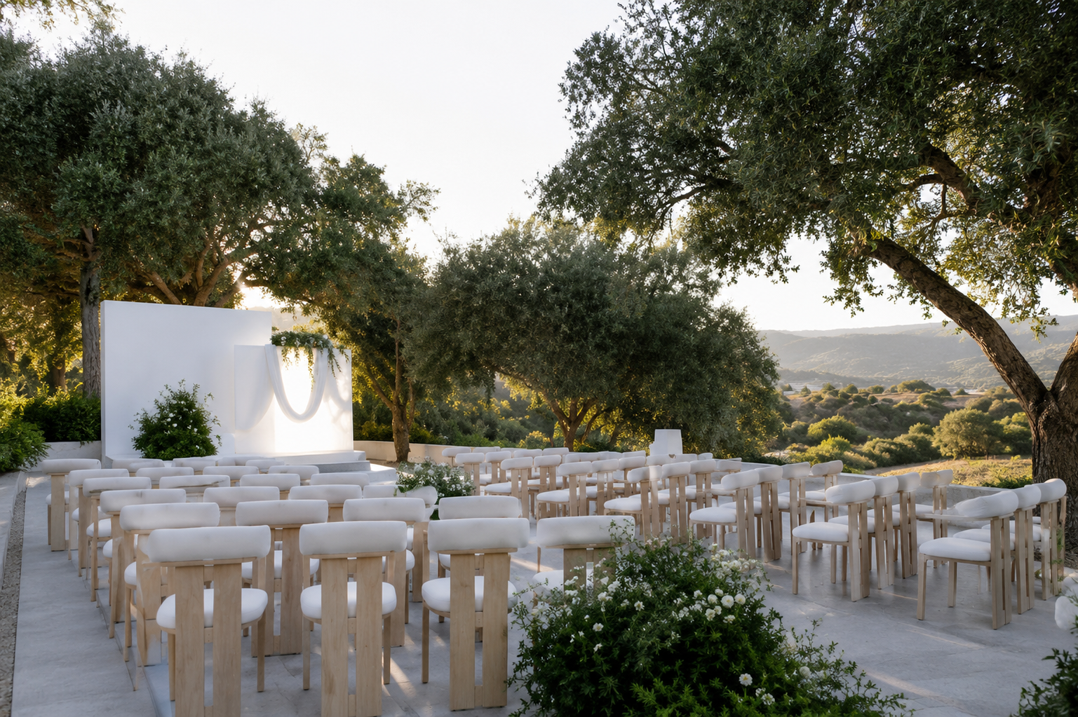 Villa Vienna courtyard ceremony
