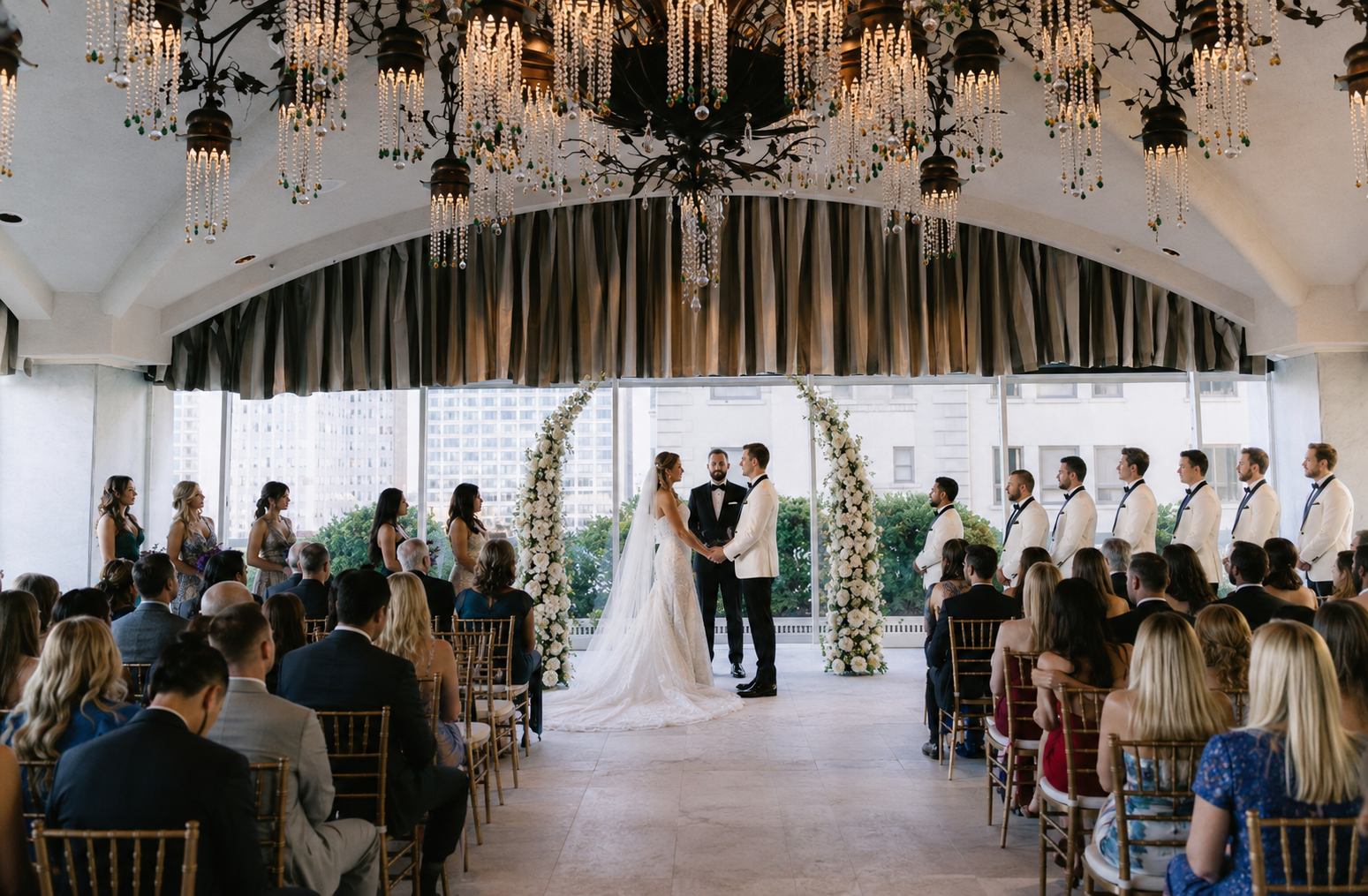 Fairmont San Francisco elegant ceremony