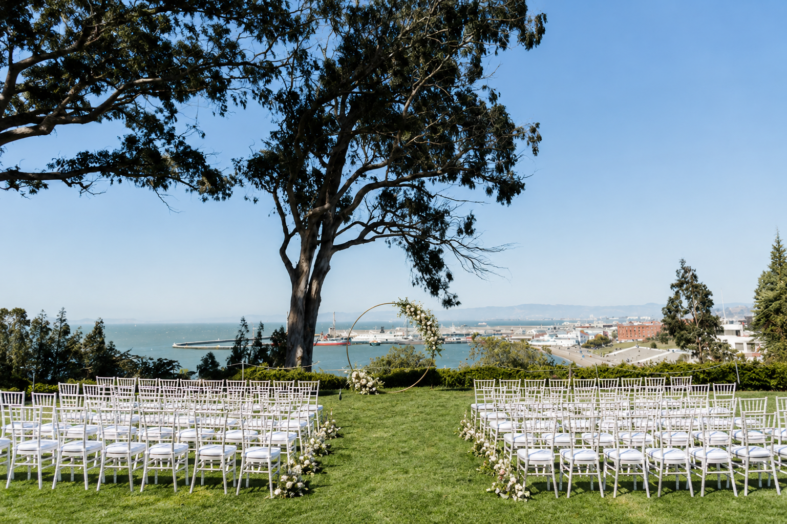 Fort Mason Center for Arts & Culture ceremony vista