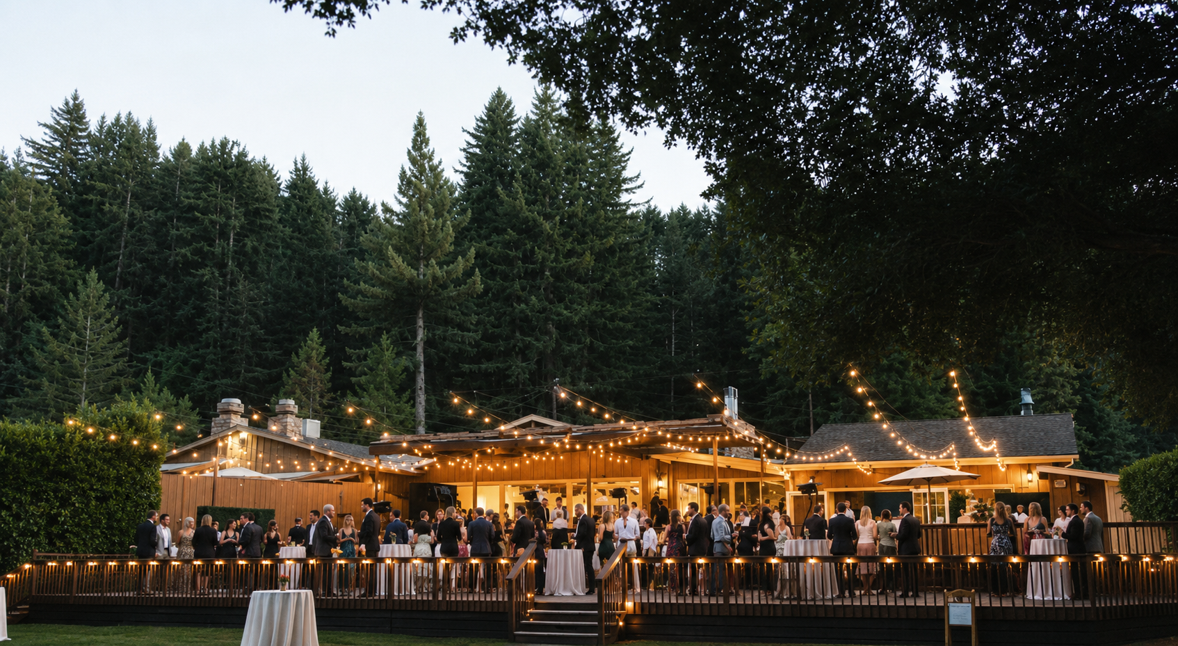 Mountain Terrace patio reception