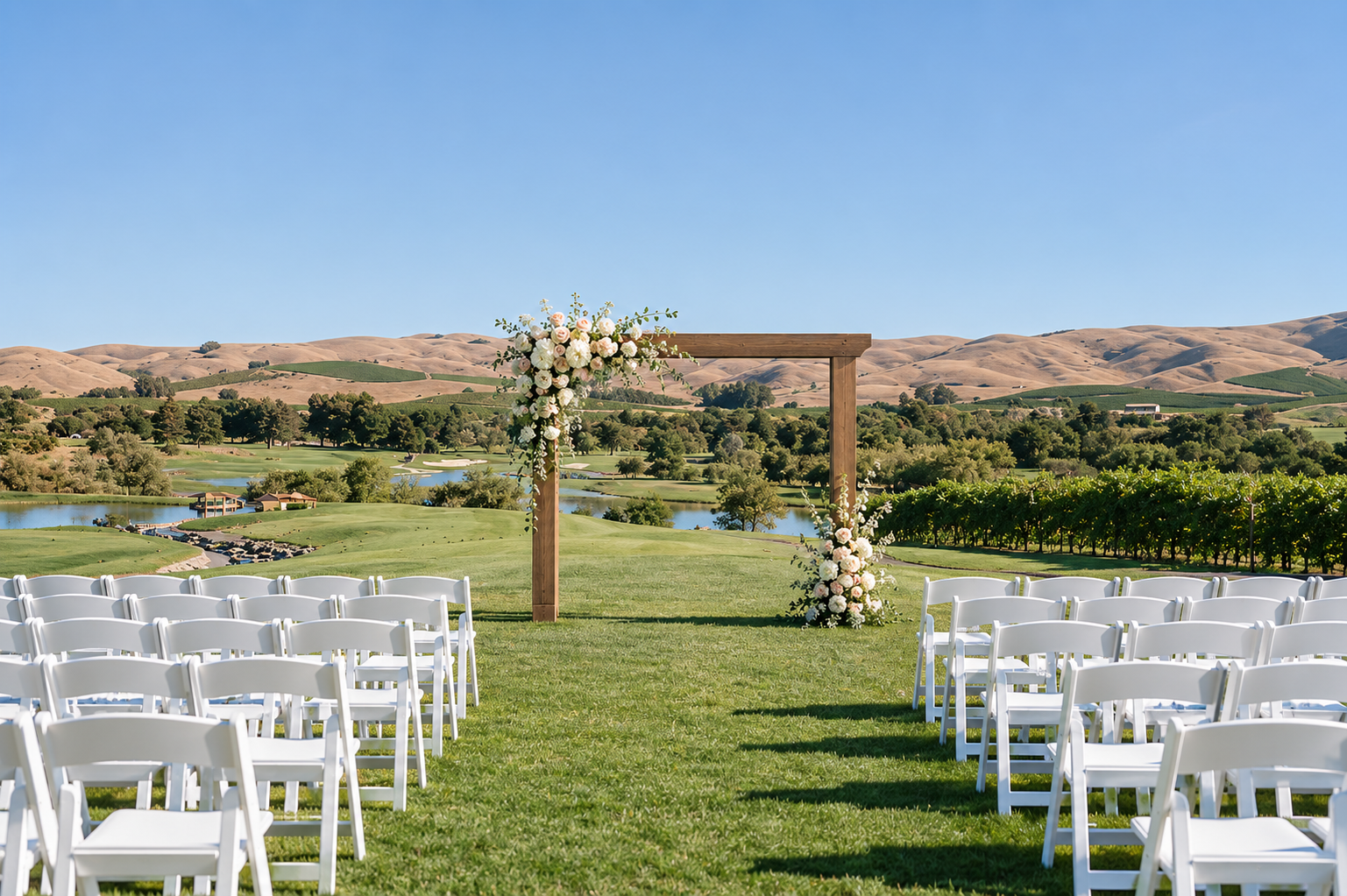 Coyote Creek Golf Club garden ceremony