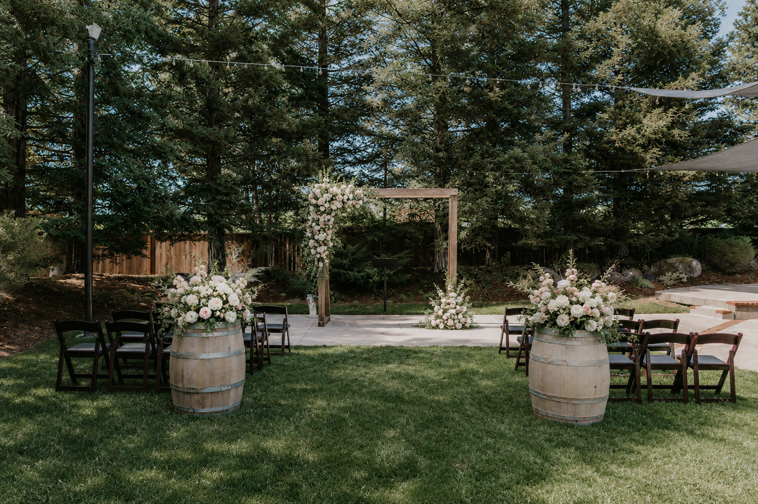 Fortino Winery ceremony