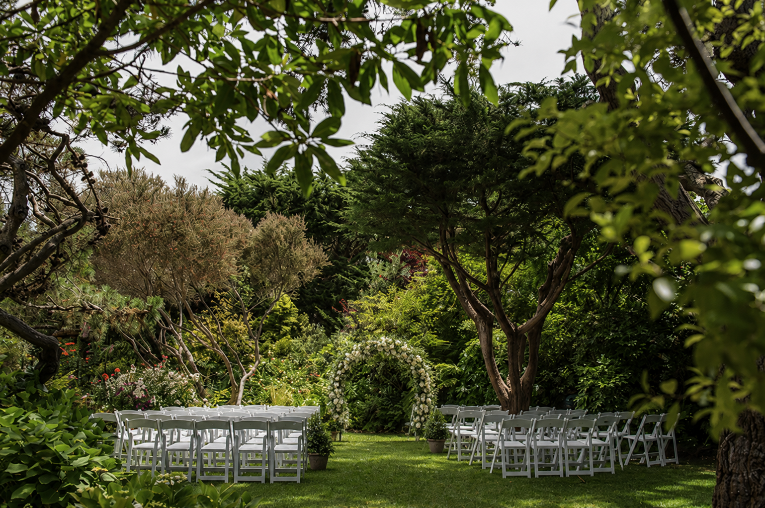 Hastings House Garden Weddings ceremony