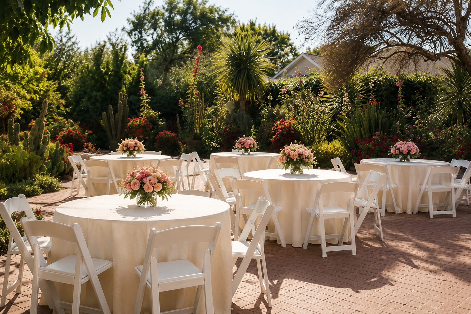 Jardines de San Juan courtyard reception